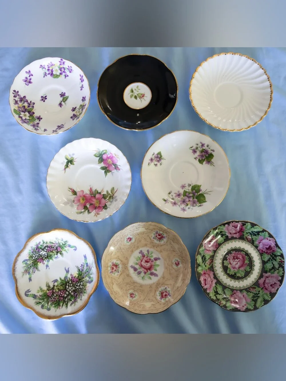 Beautiful, Vintage Assorted Cup And Saucers Made In England!
